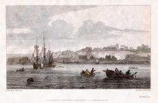 Gravesend Northfleet,prints Views on the Thames W B Cooke,river view
